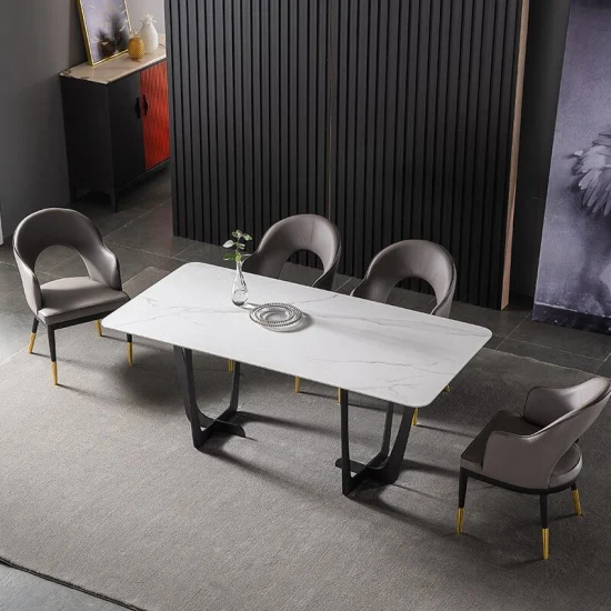 Muebles de piedra sinterizados de la sala de estar de la sobremesa del escritorio del cuarzo modificados para requisitos particulares
